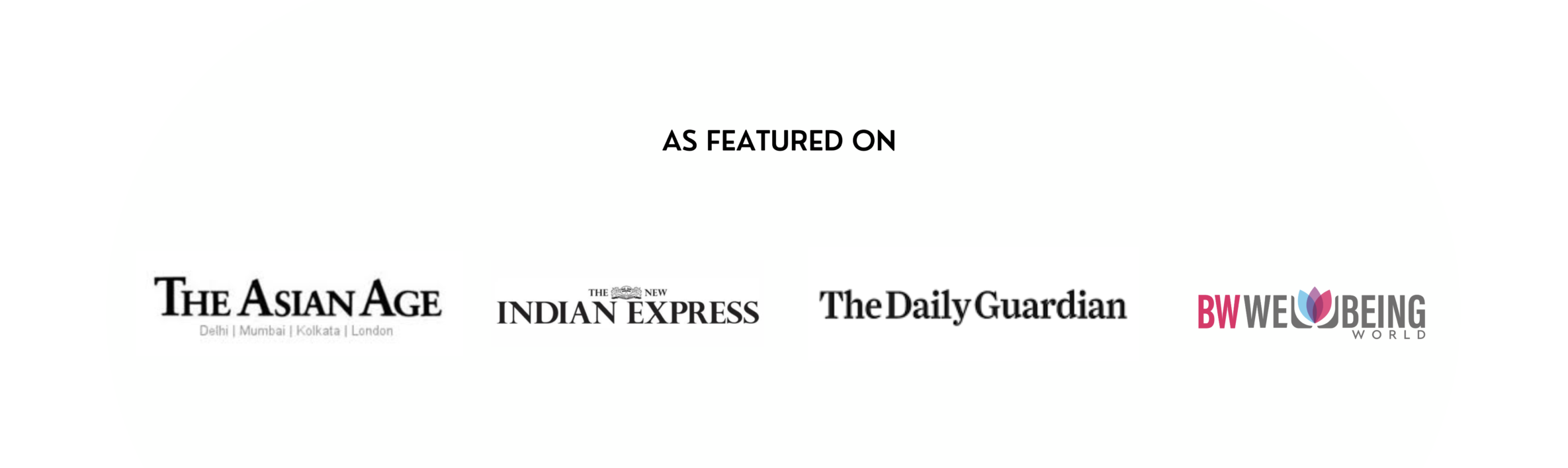 As Featured On press logos